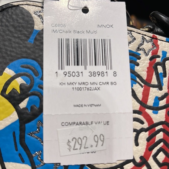 Coach Disney Mickey Mouse X Keith Haring Mini Camera Bag
Gold/Chalk Black Multi - Picture 9 of 16